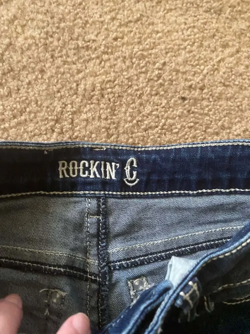 Rockin C blue denim
